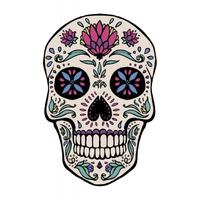 Sugar Skull II -Paper Art-27.56"x38"
