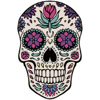 Sugar Skull IV -Paper Art-30.4"x42"