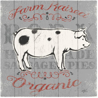 Farmers Market XI -Paper Art-42"x42"