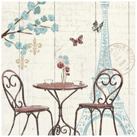 Paris Tour V -Paper Art-20"x20"