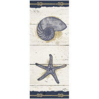 Calm Seas VII -Paper Art-14"x32"