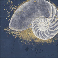 Calm Seas IX no Words -Paper Art-38"x38"