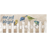 Fly Away IV Blessed -Paper Art-42"x18"