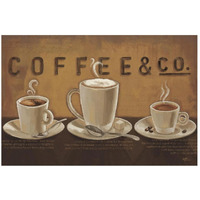 Coffee and Co VI -Paper Art-20"x14"