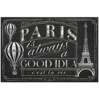 Vive Paris I -Paper Art-20"x14"