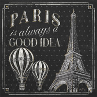 Vive Paris V -Paper Art-38"x38"