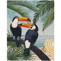 Welcome to Paradise VII -Paper Art-18"x22"