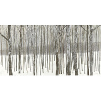 Woods in Winter -Paper Art-74"x38"