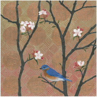 Cherry Blossoms I -Paper Art-32"x32"