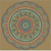Lakai Circle III -Paper Art-38"x38"