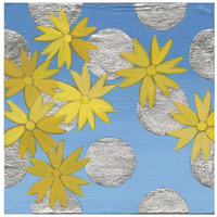 Coreopsis III -Paper Art-26"x26"