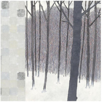 Winters End Flurries -Paper Art-26"x26"