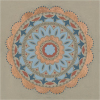 Copper Mandala I -Paper Art-38"x38"