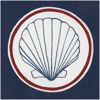 Summer Shells II Nautical -Paper Art-32"x32"