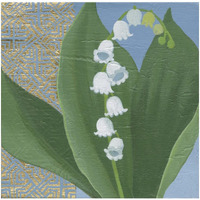 Lilies of the Valley I -Paper Art-32"x32"