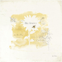 Bee and Bee VIII -Paper Art-32"x32"
