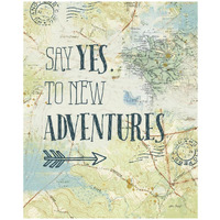 Map Sentiments II -Paper Art-24"x30"