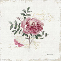 French Romance I -Paper Art-32"x32"