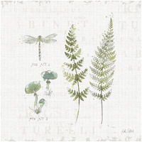 In the Forest VI -Paper Art-32"x32"