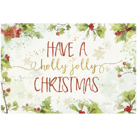 Christmas Sentiments I -Paper Art-50"x34"
