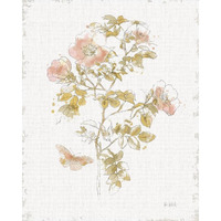 Watery Blooms III -Paper Art-24"x30"