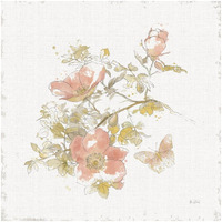 Watery Blooms IV -Paper Art-32"x32"