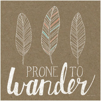 Prone to Wander -Paper Art-32"x32"