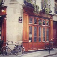 Rue Chanoinesse -Paper Art-38"x38"