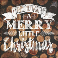 Merry Little Christmas -Paper Art-38"x38"
