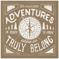 The Great Outdoors X -Paper Art-26"x26"