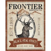 Frontier Brewing I -Paper Art-30"x37"