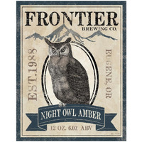 Frontier Brewing III -Paper Art-18"x22"