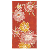 Cloisonne Beauty I Crop -Paper Art-38"x74"