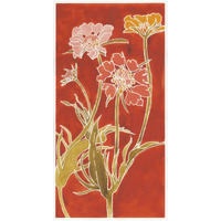 Cloisonne Beauty II Crop -Paper Art-32"x62"