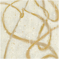 Another Snowy Day Gold -Paper Art-32"x32"