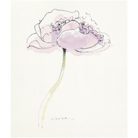 Single Pink Somniferum II -Paper Art-36"x42"