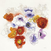 Spring Fleurs -Paper Art-38"x38"