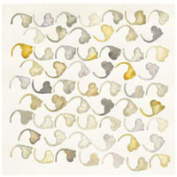 Pewter and Brass Pattern -Paper Art-20"x20"