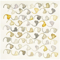 Pewter and Brass Pattern -Paper Art-32"x32"