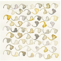 Pewter and Brass Pattern -Paper Art-42"x42"