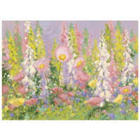 Garden Pastels I -Paper Art-26"x20"