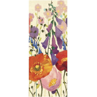 Couleur Printemps III Panel II -Paper Art-26"x62"