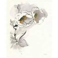 Carols Roses II Taupe -Paper Art-22"x26"