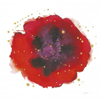 Splash IV with Gold -Paper Art-32"x32"