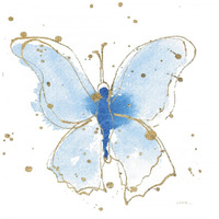 Gilded Butterflies V -Paper Art-42"x42"