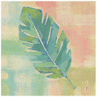 Beach Cove Leaves III -Paper Art-26"x26"