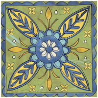 Tuscan Sun Tile III Color -Paper Art-42"x42"
