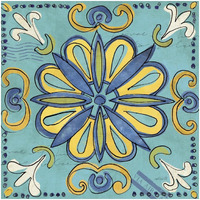 Tuscan Sun Tile IV Color -Paper Art-32"x32"