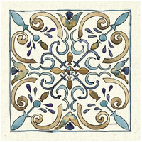 Coastal Breeze Tile I -Paper Art-26"x26"