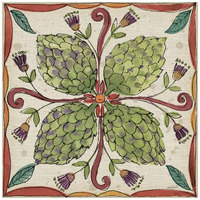 Farmers Feast Tiles III -Paper Art-42"x42"